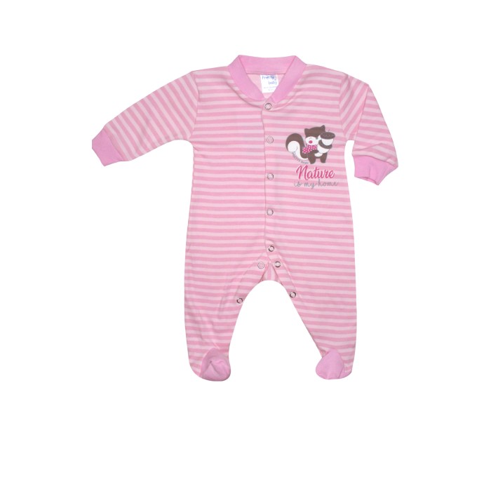 Βρεφικό Βαμβακερό Φορμάκι Nature Χειμερινό Pretty Baby