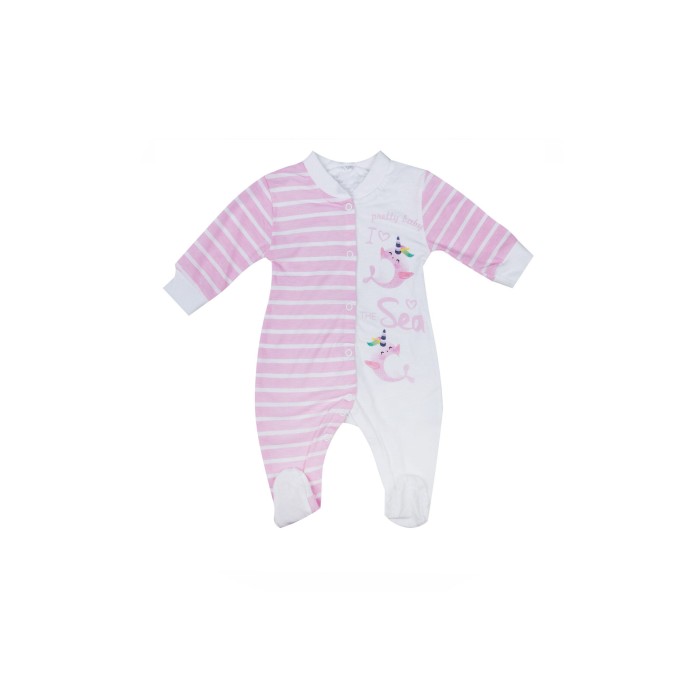 Βρεφικό Φορμάκι Βαμβακερό I Love Sea Καλοκαιρινό Βρεφικό Φορμάκι Βαμβακερό I Love Sea Καλοκαιρινό