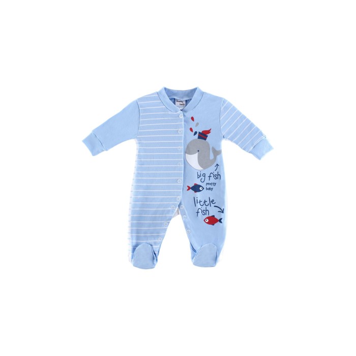 Βρεφικό Φορμάκι Βαμβακερό Big Fish Καλοκαιρινό