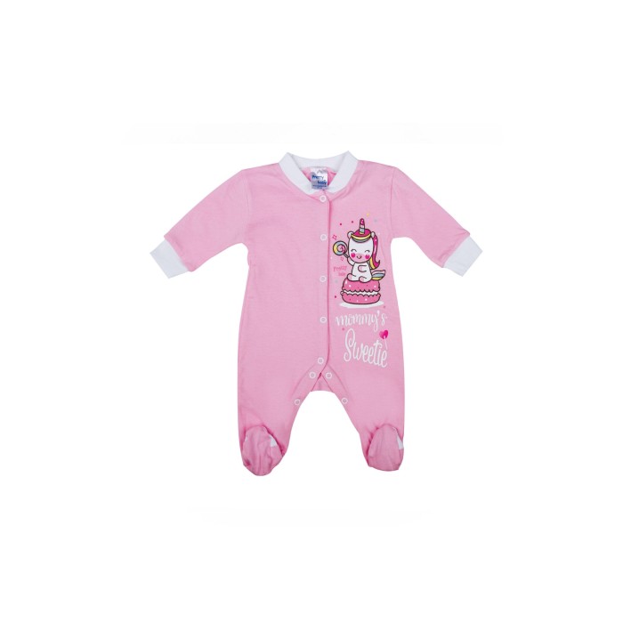 Βρεφικό Φορμάκι Βαμβακερό Mommy's Sweetie Καλοκαιρινό