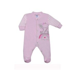 Βρεφικό Φορμάκι Βελουτέ Ελέφαντάκι Pretty Baby Βρεφικό Φορμάκι Βελουτέ Ελέφαντάκι Pretty Baby