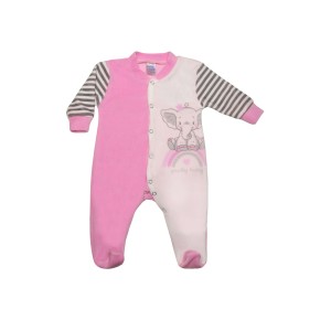 Βρεφικό Φορμάκι Βελουτέ Ελέφαντάκι Pretty Baby