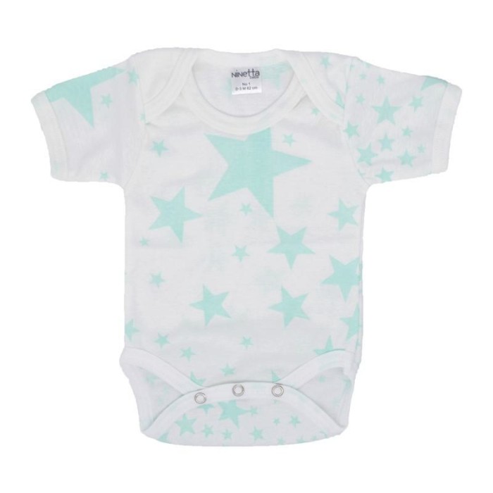 Βρεφικό Κοντομάνικο Κορμάκι Με Αστέρια Βεραμάν Ninetta Bebe Βρεφικό Κοντομάνικο Κορμάκι Με Αστέρια Βεραμάν Ninetta Bebe
