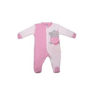 Βρεφικό Βαμβακερό Φορμάκι Ελεφαντάκι Χειμερινό Pretty Baby