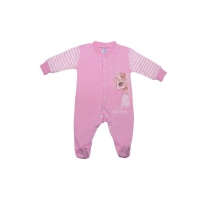 Βρεφικό Βαμβακερό Φορμάκι Unicorn Χειμερινό Pretty Baby