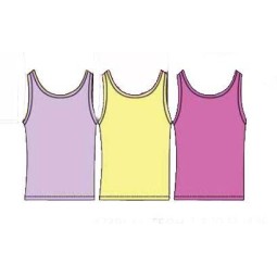 Φανελάκια Αμάνικα σετ 3 τμχ σε διαφορετικά χρώματα - Pretties