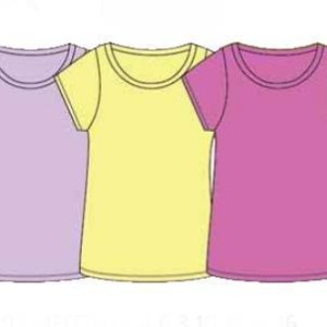 Φανελάκια Κοντομάνικα σετ 3 τμχ σε διαφορετικά χρώματα - Pretties Φανελάκια Κοντομάνικα σετ 3 τμχ σε διαφορετικά χρώματα - Pretties