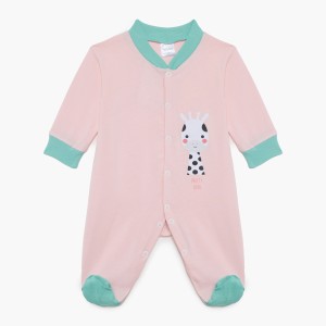 Φορμάκι Χειμερινό Μακρύ Μανίκι Giraffe Βαμβακερό 100% Pretty Baby