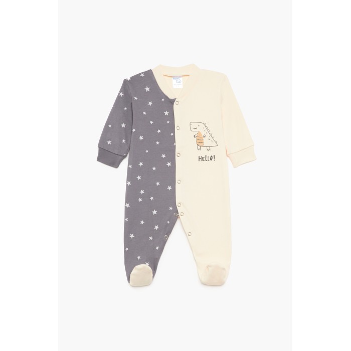 Φορμάκι Χειμερινό Μακρύ Μανίκι Hello Βαμβακερό 100% Pretty Baby