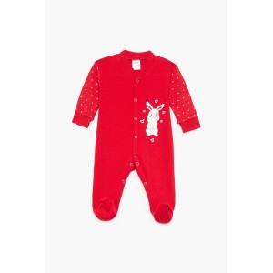 Φορμάκι Χειμερινό Μακρύ Μανίκι Λαγουδάκι Κόκκινο Βαμβακερό 100% Pretty Baby Φορμάκι Χειμερινό Μακρύ Μανίκι Λαγουδάκι Κόκκινο Βαμβακερό 100% Pretty Baby
