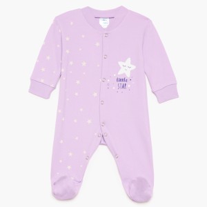 Φορμάκι Χειμερινό Μακρύ Μανίκι Star Βαμβακερό 100% Pretty Baby