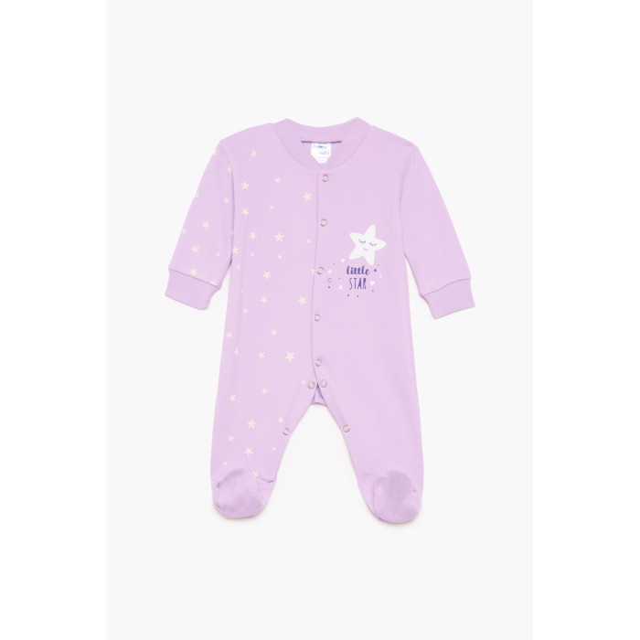 Φορμάκι Χειμερινό Μακρύ Μανίκι Star Βαμβακερό 100% Pretty Baby