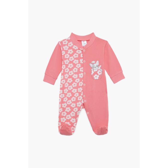 Φορμάκι Χειμερινό Μακρύ Μανίκι Τσέπη Βαμβακερό 100% Pretty Baby