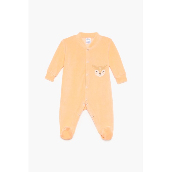 Φορμάκι Χειμερινό Βελούδο Μακρύ Μανίκι Ελαφάκι Pretty Baby