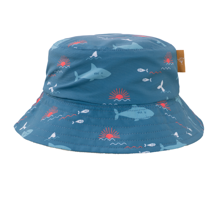 Fresk: Καπέλο Bucket Διπλής Όψης Με UVA-UVB Προστασία Shark