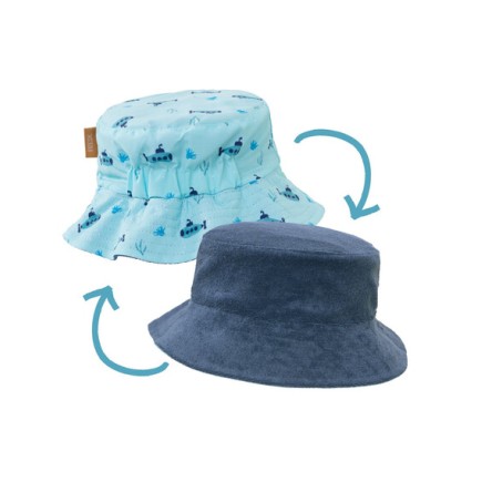 Fresk: Καπέλο Bucket Διπλής Όψης Με UVA-UVB Προστασία Submarine
