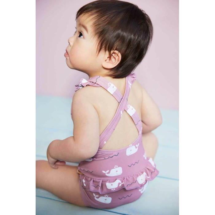 Fresk Ολόσωμο μαγιό με προστασία UV50 Φάλαινα Ash Rose Fresk Ολόσωμο μαγιό με προστασία UV50 Φάλαινα Ash Rose