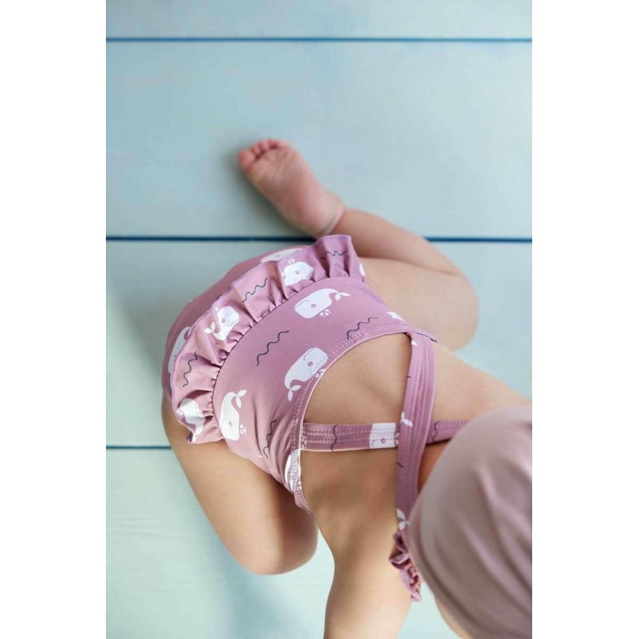 Fresk Ολόσωμο μαγιό με προστασία UV50 Φάλαινα Ash Rose Fresk Ολόσωμο μαγιό με προστασία UV50 Φάλαινα Ash Rose