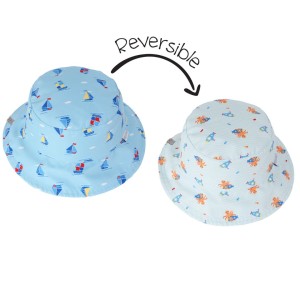 Καπέλο Διπλής Όψης UPF 50+ Sailboat/Submarine FlapJackKids