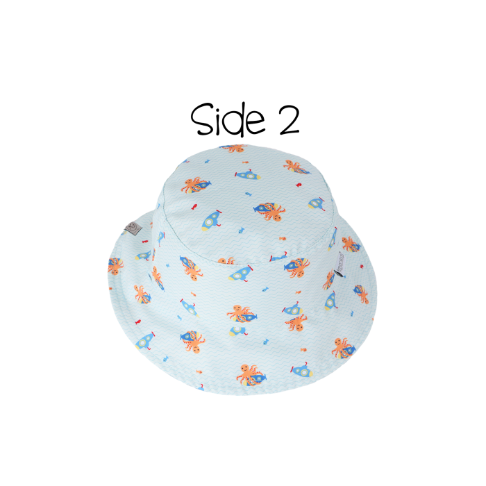 Καπέλο Διπλής Όψης UPF 50+ Sailboat/Submarine FlapJackKids Καπέλο Διπλής Όψης UPF 50+ Sailboat/Submarine FlapJackKids