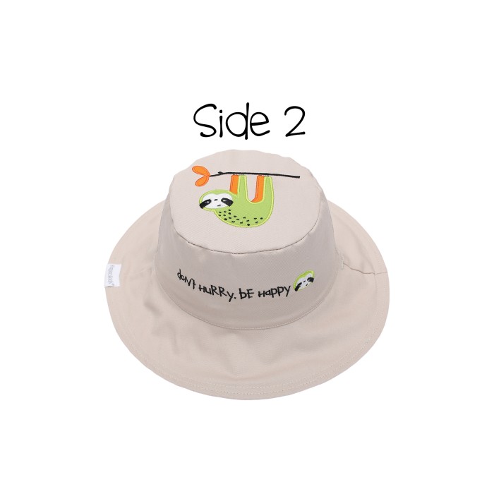 Καπέλο Διπλής Όψης UPF 50+Λιοντάρι/Βραδύπους (Βαμβάκι) FlapJackKids Καπέλο Διπλής Όψης UPF 50+Λιοντάρι/Βραδύπους (Βαμβάκι) FlapJackKids