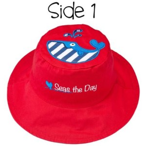 Καπέλο Διπλής Όψης UPF 50+ Φάλαινα FlapJackKids Καπέλο Διπλής Όψης UPF 50+ Φάλαινα FlapJackKids