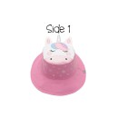 Καπέλο Διπλής Όψης UPF 50+ Μονόκερος/Αστέρι (Βαμβάκι) FlapJackKids