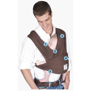 Μάρσιπος Baby K’tan Sweetheart Μαύρο