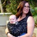 Μάρσιπος Baby K’tan Sweetheart Μαύρο