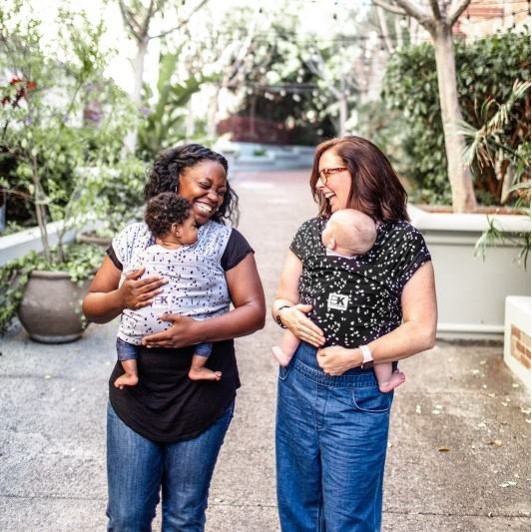 Μάρσιπος Baby K’tan Sweetheart Μαύρο