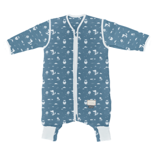 Nuvita Χειμερινός Yπνόσακος Mε Μανίκια Και Πτυσσόμενη Αντιολισθητική Kάλτσα 2.5 tog 90200 Dreams Powder Blue