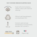 Nuvita Χειμερινός Yπνόσακος Mε Μανίκια Και Πτυσσόμενη Αντιολισθητική Kάλτσα 2.5 tog 90200 Dreams Powder Blue Nuvita Χειμερινός Yπνόσακος Mε Μανίκια Και Πτυσσόμενη Αντιολισθητική Kάλτσα 2.5 tog 90200 Dreams Powder Blue