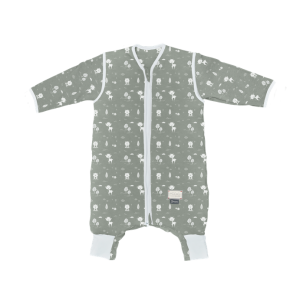 Nuvita Χειμερινός Yπνόσακος Mε Μανίκια Και Πτυσσόμενη Αντιολισθητική Kάλτσα 2.5 tog 90200 Dreams Sage Green