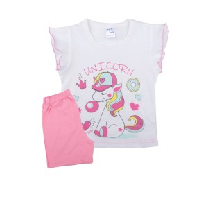 Πυτζαμάκι Καλοκαιρινό Μικρός Μονόκερος Pretty Baby