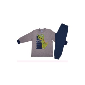 Πυτζαμάκι Βαμβακερό Dinosaur Χειμερινό Pretty Baby Πυτζαμάκι Βαμβακερό Dinosaur Χειμερινό Pretty Baby