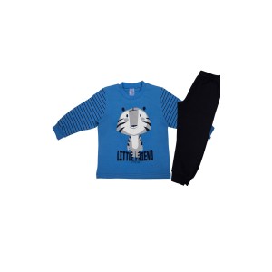 Πυτζαμάκι Βαμβακερό Little Friend Χειμερινό Pretty Baby