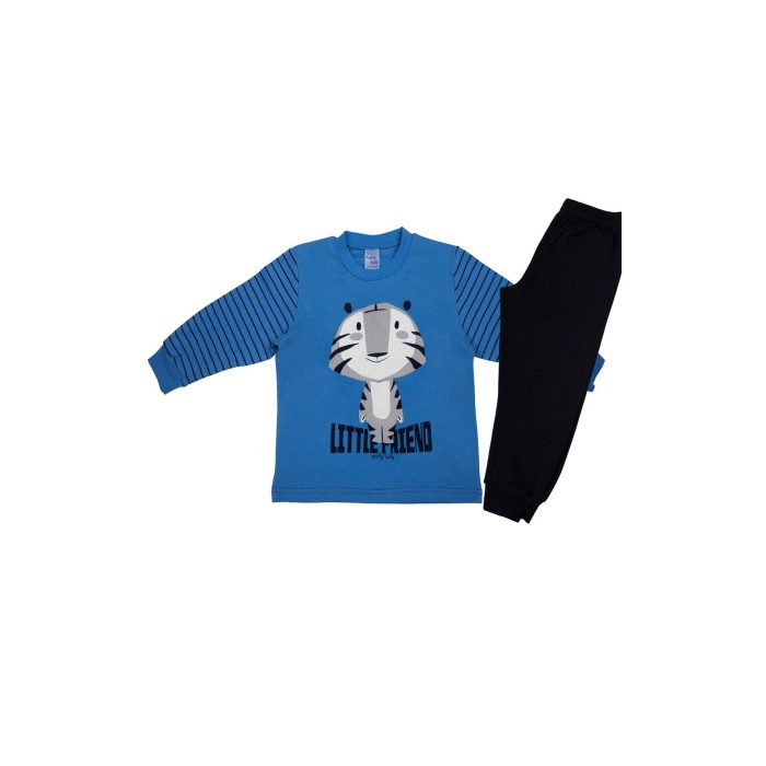 Πυτζαμάκι Βαμβακερό Little Friend Χειμερινό Pretty Baby