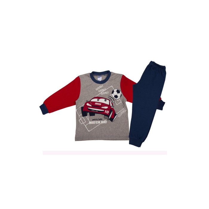 Πυτζαμάκι Βαμβακερό Match Day Χειμερινό Pretty Baby