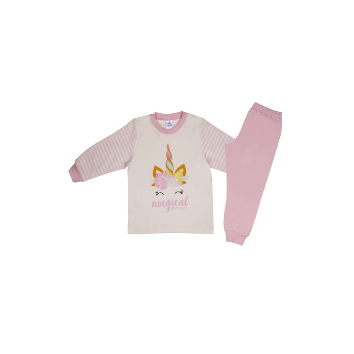 Πυτζαμάκι Βαμβακερό Μονόκερος Pretty Baby