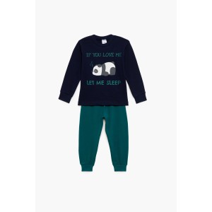 Pretty Baby Παιδική Πιτζάμα Χειμωνιάτικη Βαμβακερή Let me Sleep Pretty Baby Παιδική Πιτζάμα Χειμωνιάτικη Βαμβακερή Let me Sleep