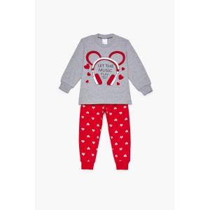 Pretty Baby Παιδική Πιτζάμα Χειμωνιάτικη Βαμβακερή Music Play Pretty Baby Παιδική Πιτζάμα Χειμωνιάτικη Βαμβακερή Music Play