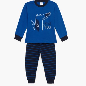 Pretty Baby Παιδική Πιτζάμα Χειμωνιάτικη Βαμβακερή Roar Time Pretty Baby Παιδική Πιτζάμα Χειμωνιάτικη Βαμβακερή Roar Time