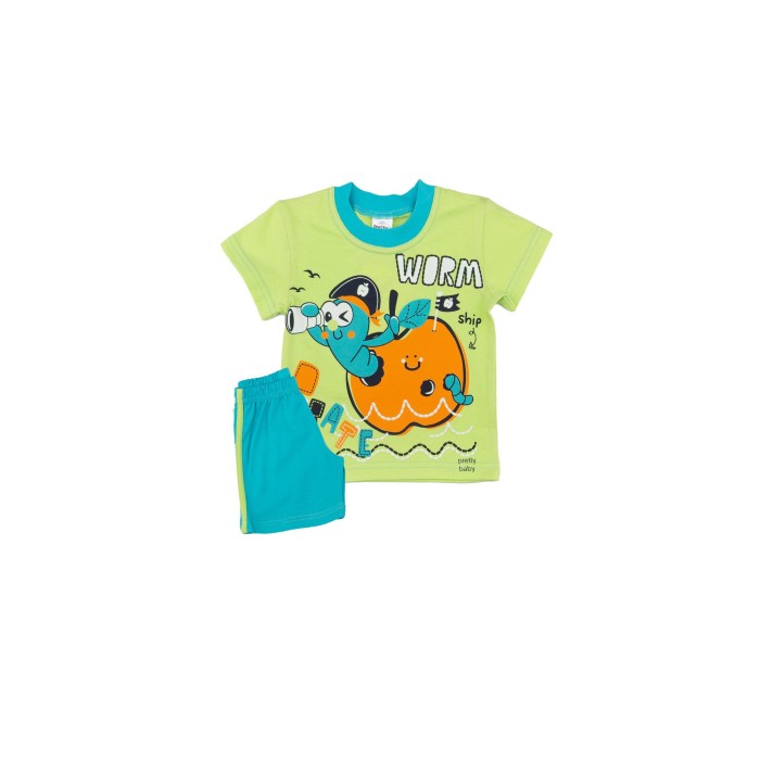 Πυτζαμάκι Καλοκαιρινό Worm Pretty Baby