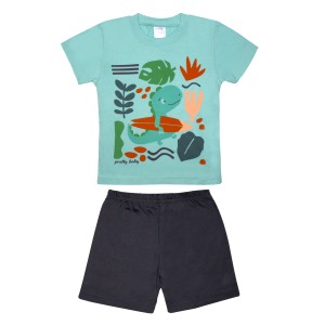 Πυτζαμάκι Καλοκαιρινό Δεινόσαυρος Pretty Baby Πυτζαμάκι Καλοκαιρινό Δεινόσαυρος Pretty Baby