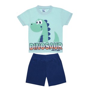 Πυτζαμάκι Καλοκαιρινό Dinosaur Pretty Baby Πυτζαμάκι Καλοκαιρινό Dinosaur Pretty Baby