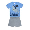 Πυτζαμάκι Καλοκαιρινό Shark Pretty Baby