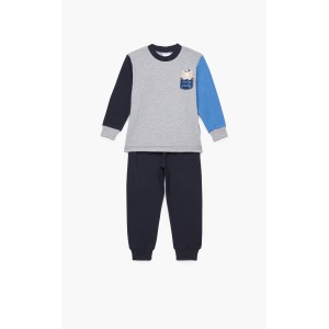 Pretty Baby Πυζάμα βρεφική - παιδική χειμερινή με τύπωμα Τσέπη Pretty Baby Πυζάμα βρεφική - παιδική χειμερινή με τύπωμα Τσέπη