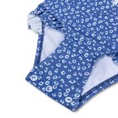 Swim Essentials Ολόσωμο μαγιό με μακριά μανίκια "Blue Leopard"