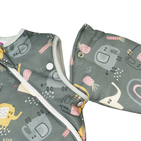 Tender Υπνόσακος Χειμωνιάτικος Flex 2.5 Tog Elephants Λαδί