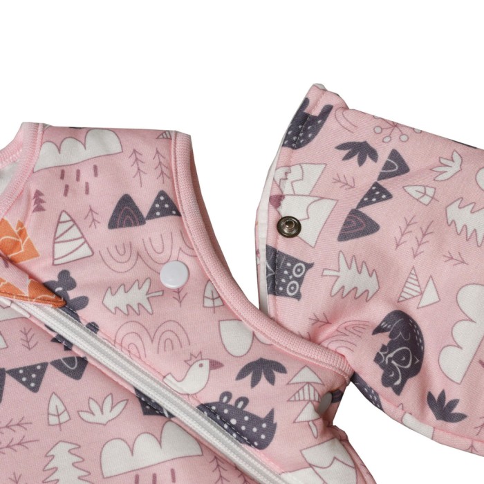 Tender Υπνόσακος Χειμωνιάτικος Flex 2.5Tog Woodland – Ροζ